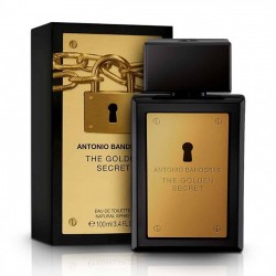 ANTONIO BANDERAS THE SECRET GOLDEN EAU De TOILETTE 100ML 3.4