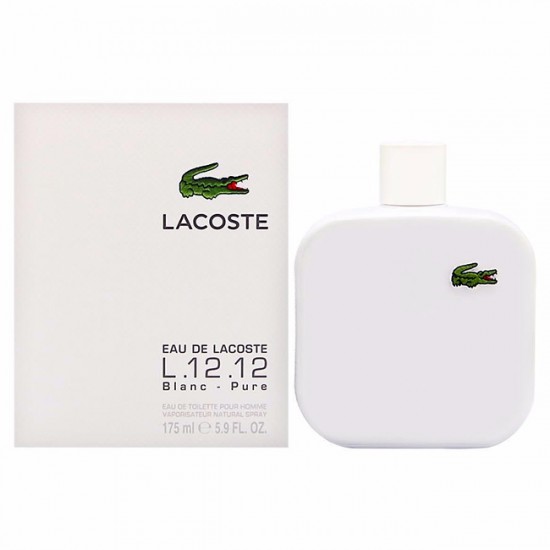 LACOSTE BLANC L.12.12 EAU DE TOILETTE 175ML 5.9 LACOSTE BLANC L.12.12 EAU DE TOILETTE 175ML 5.9