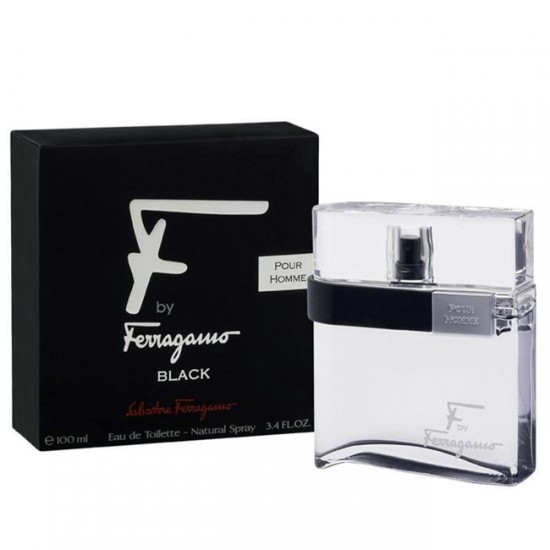 SALVATORE FERRAGAMO F BY BLACK EAU DE TOILETTE 100ML 3.4 SALVATORE FERRAGAMO F BY BLACK EAU DE TOILETTE 100ML 3.4