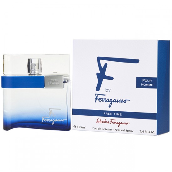 SALVATORE FERRAGAMO FREE TIME EAU DE TOILETTE 100ML 3.4 SALVATORE FERRAGAMO FREE TIME EAU DE TOILETTE 100ML 3.4