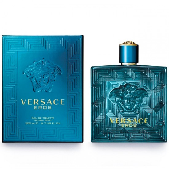 VERSACE EROS EAU DE TOILLETE 200ML 6.7 VERSACE EROS EAU DE TOILLETE 200ML 6.7