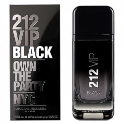 CAROLINA HERRERA 212 VIP BLACK EAU DE PAFUM 100ML 3.4