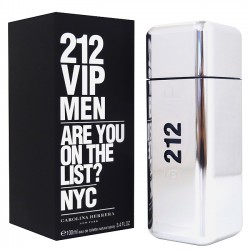 CAROLINA HERRERA 212 VIP MEN EAU DE TOILETTE 100ML 3.4