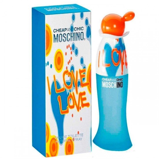 MOSCHINO I LOVE LOVE EAU DE TOILLETE 100ML 3.4 MOSCHINO I LOVE LOVE EAU DE TOILLETE 100ML 3.4