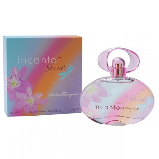 SALVATORE FERRAGAMO INCANTO SHINE EAU DE TOILETTE 100ML 3.4 SALVATORE FERRAGAMO INCANTO SHINE EAU DE TOILETTE 100ML 3.4