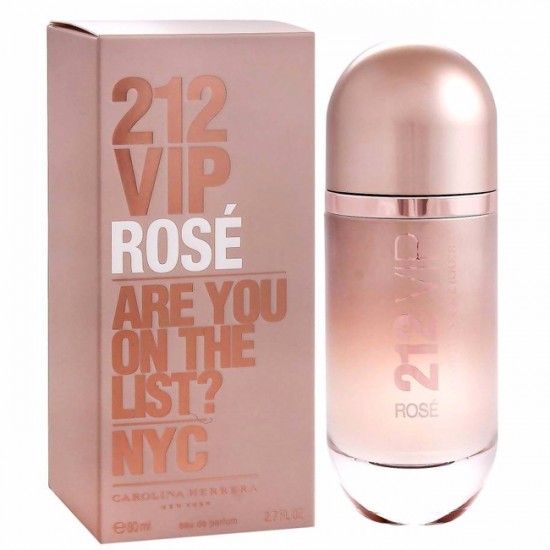 CAROLINA HERRERA 212 VIP ROSE EAU DE PARFUM 80ML 2.7 CAROLINA HERRERA 212 VIP ROSE EAU DE PARFUM 80ML 2.7